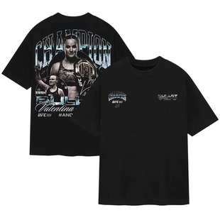 UFC322主赛马哈切夫VS马达莱纳 张伟丽VS舍普琴科纪念对战T恤短袖