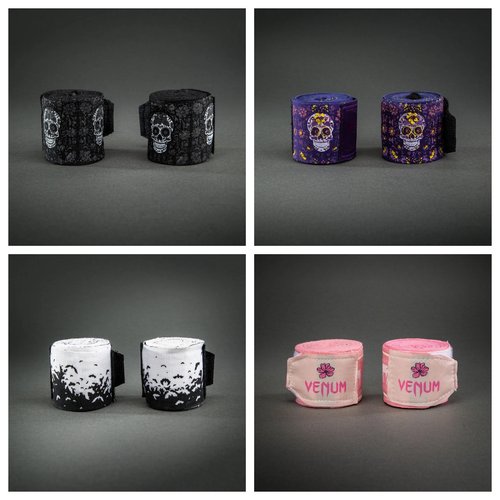 VENUM santa bats 缠手带 泰拳搏击散打护手布 比赛训练5米绷带