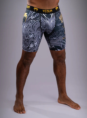 VENUM WOLF ATAK泰拳搏击散打训练紧身短裤 比赛称重MMA防磨裤