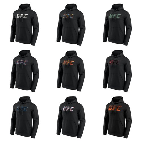 UFC 选手个人冠军卫衣 运动休闲跑步男士健身格斗训练套头衫外套