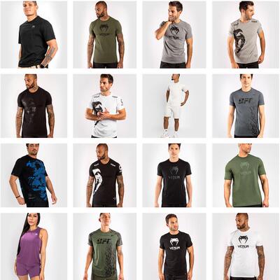 VENUM 断码清仓换季老款休闲运动训练T恤 健身速干短袖无袖背心
