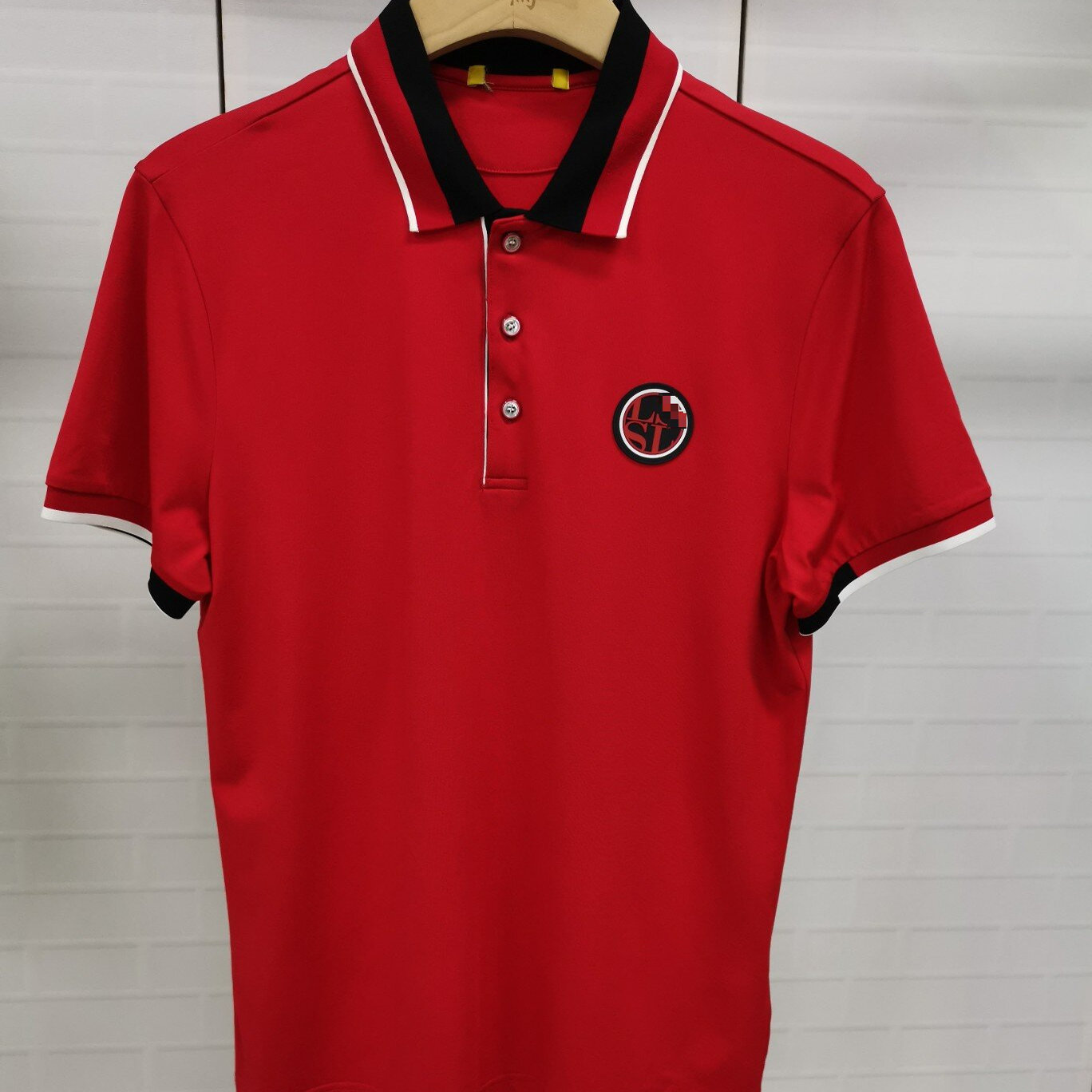 CP505    48码2024新款迪男士商务休闲百搭翻领短袖T恤微瑕