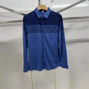 CX373   105码路易凯长袖商务春秋季男士休闲翻领常规款衬衣