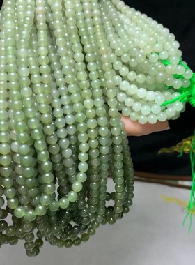 货源直销和田玉渐变6mm1