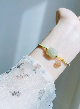 抖音同款和田玉老虎生肖