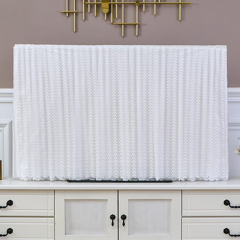 蕾丝电视机罩防尘罩开机不取盖布