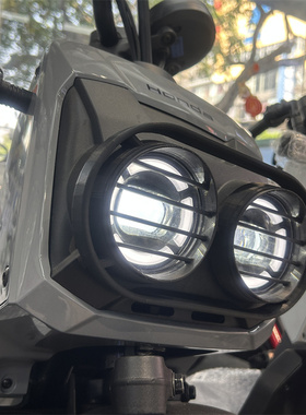 灯罩适用本田电动车祖玛e配件zoomer前车灯保护复古改装bcaoI04