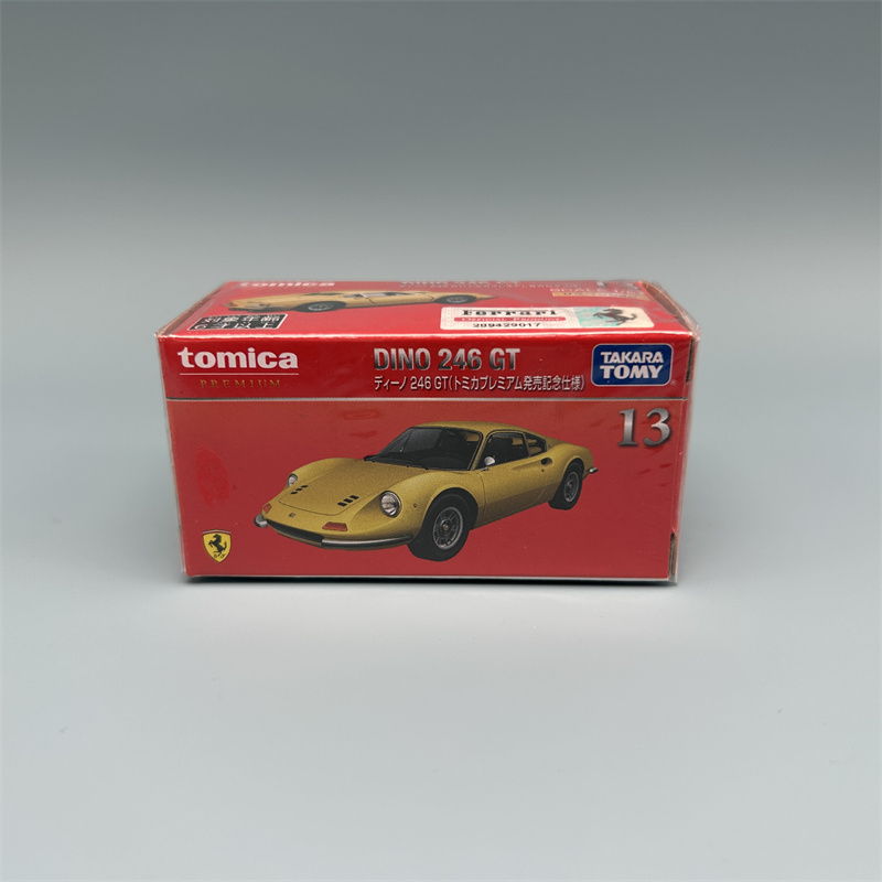 TOMY多美卡TOMICA红盒旗舰TP13初回法拉利DINO 246GT合金车模玩具