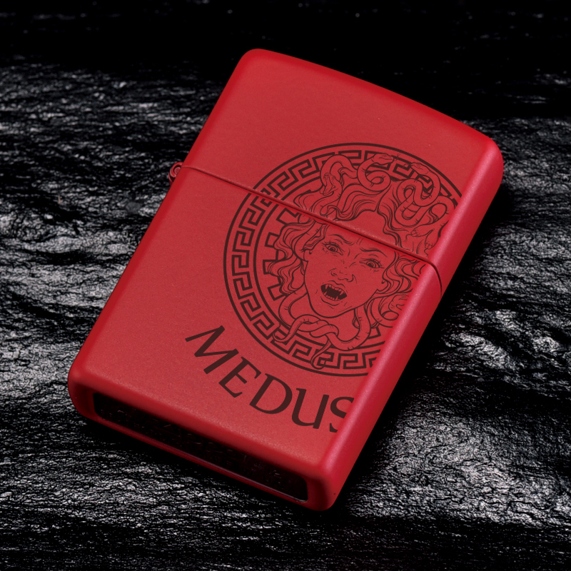 zippo打火机正品美杜莎送男友