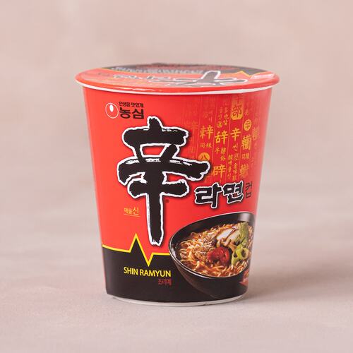 韩国进口农心辛拉面小杯碗面65g
