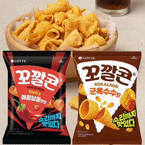 韩国乐天脆脆角玉米味辣味