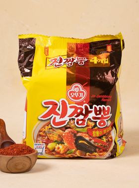 韩国进口不倒翁真海鲜拉面面泡面