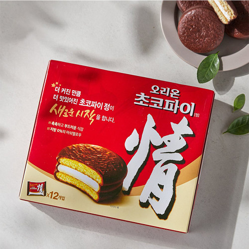 韩国进口好丽友巧克力468g情满派