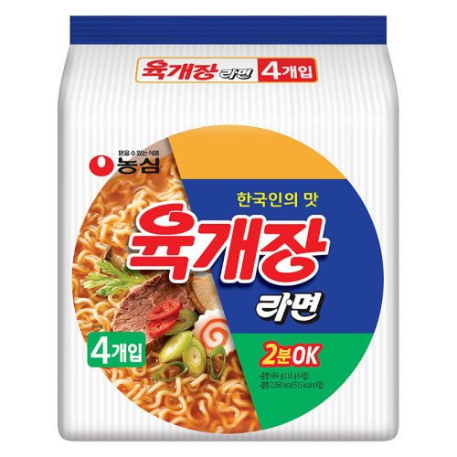 农心韩国进口香辣速食袋方便面