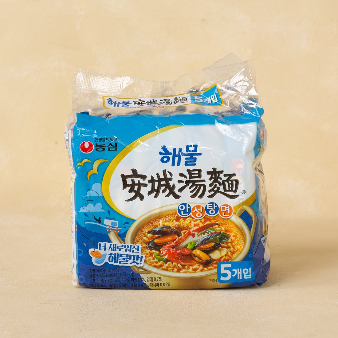 进口海鲜韩国泡面煮面农心