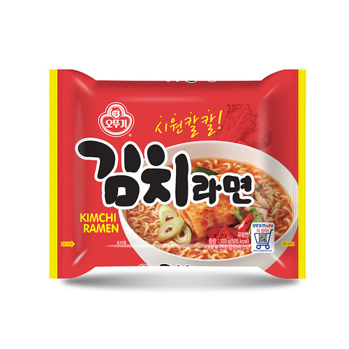 不倒翁韩国进口120g泡菜拉面