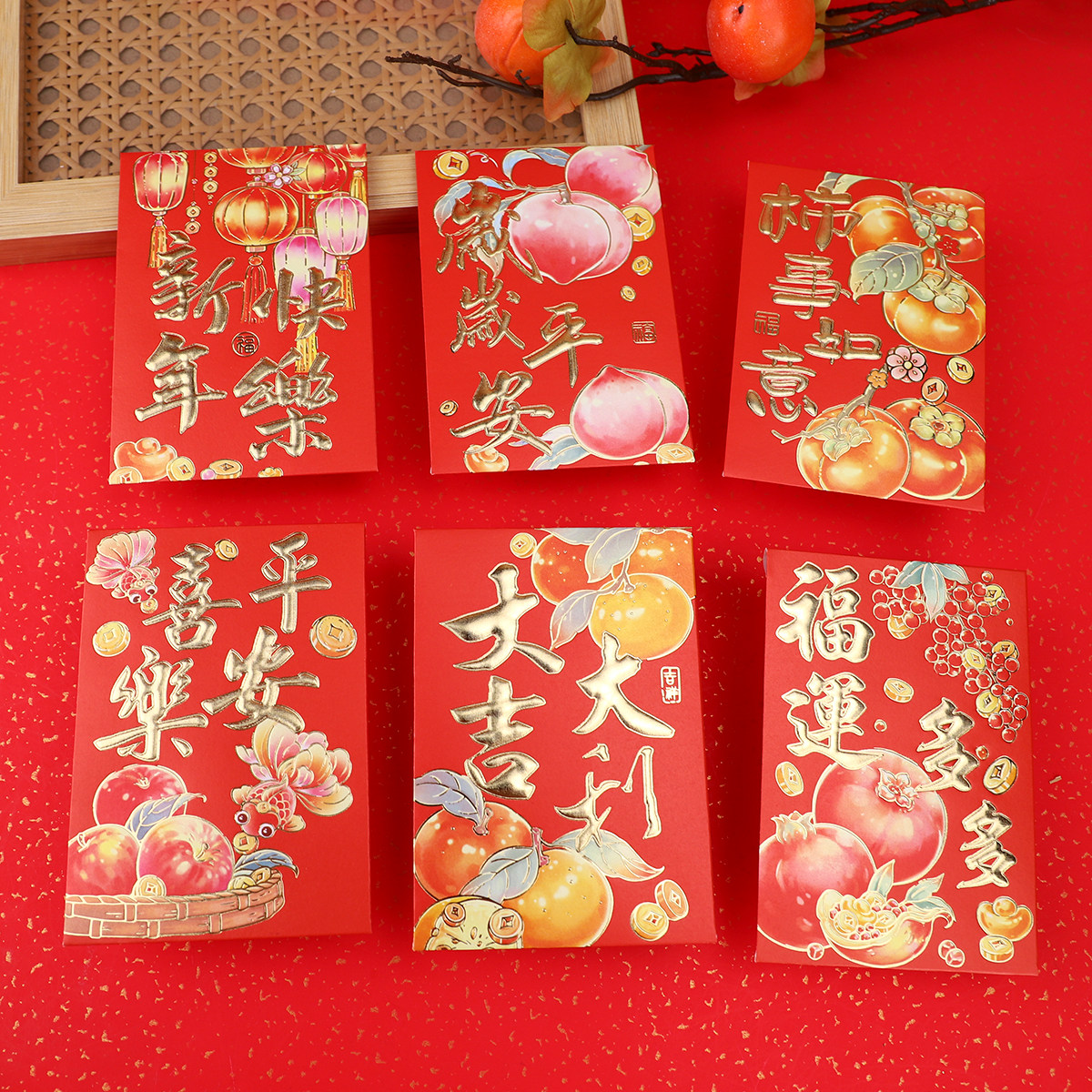 新年大吉大利烫金红包2025蛇年新款百元压岁包个性创意春节利是封