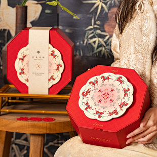 2026新年礼盒空盒饼干糕点包装盒高端凤梨酥礼物盒烘焙点心蛋黄酥