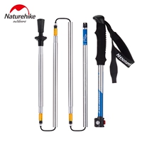 NH ngoài trời gấp 5 Alpenstocks Khóa 7075 leo núi cắm trại cực trekking thanh du lịch - Gậy / gậy gậy đa năng