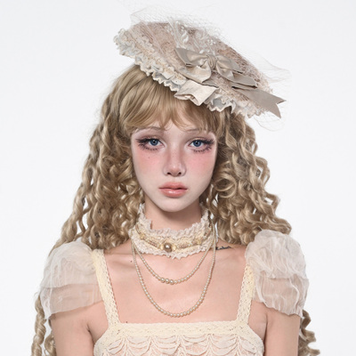 Brokenbone原创蝴蝶结扁帽