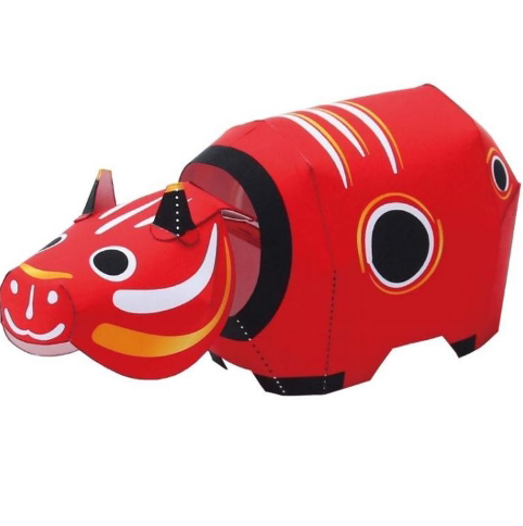 儿童手工折纸diy拼装立体3d纸质模型卡通动物制作玩具会动的小牛