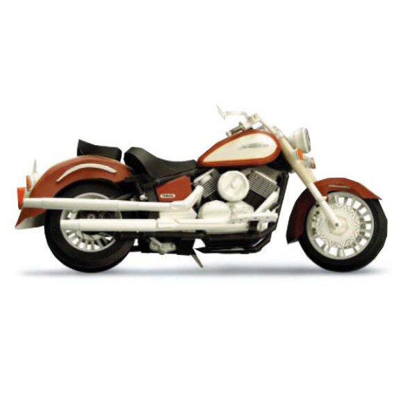 儿童手工折纸DIY拼装立体3D纸质模型仿真车模哈雷摩托车益智玩具