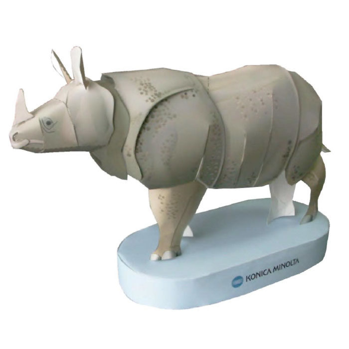 儿童手工折纸DIY拼装立体3D纸模型制作仿真动物独角犀牛纸模型,玩具/童车/益智/积木/模型,手工折纸/剪纸书,淘宝优惠券,粉丝福利购,淘宝优惠卷