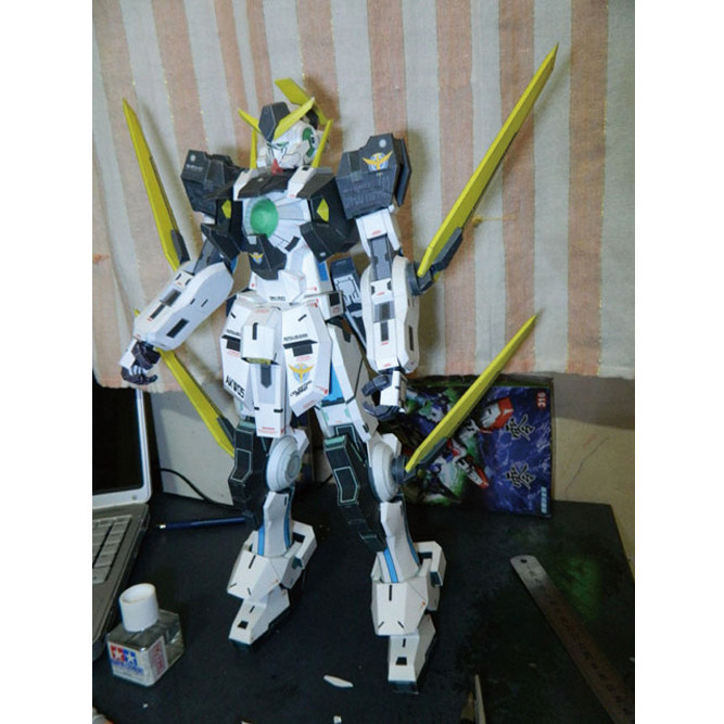 儿童手工折纸DIY拼装立体3D纸质模型制作娜德雷高达德天使敢达