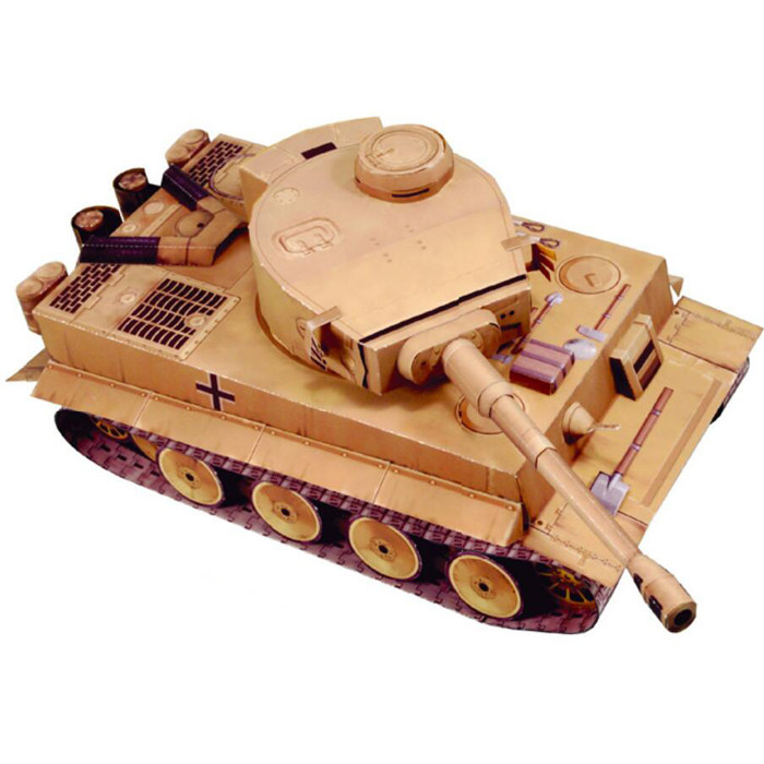 儿童手工折纸diy拼装立体3d纸质模型大战略仿真军事纸模坦克制作