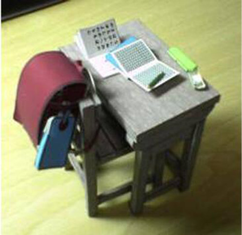 小桌子摆件教室课桌椅书桌椅制作