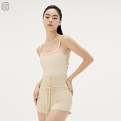 芭蕾舞蹈瑜伽保暖短裤 高腰可折叠 加厚云感绒 福生若舞