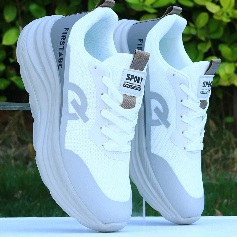 男鞋2025新款潮网面透气老爹鞋