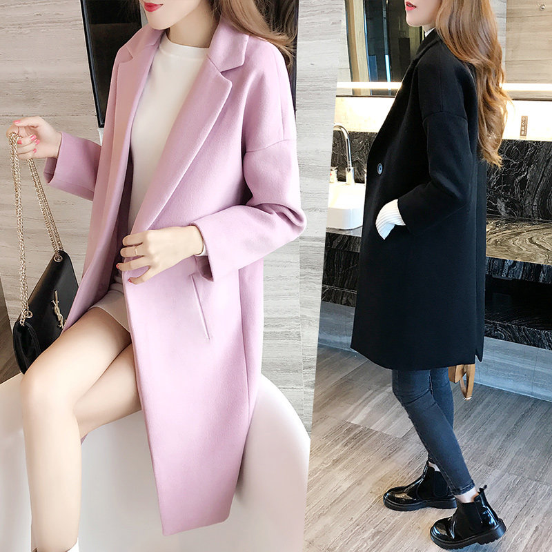 Fur Little coat Mid length version Korean Edition 2019 new pattern Autumn and winter Easy Woollen cloth overcoat Hepburn Popularin the Women's clothing/Boutique , Woolen jacket  category - from Buy2taobao.com to provide professional Taobao agent buy service
