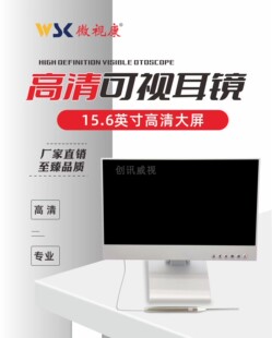 可视耳镜15.6寸冷光源可视采耳仪直径2.0MM超小高清内窥镜掏耳勺