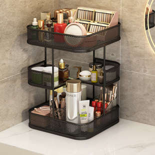 化妆品收纳盒桌面置物架梳妆台轻奢高级感护肤品收纳架洗漱台架子