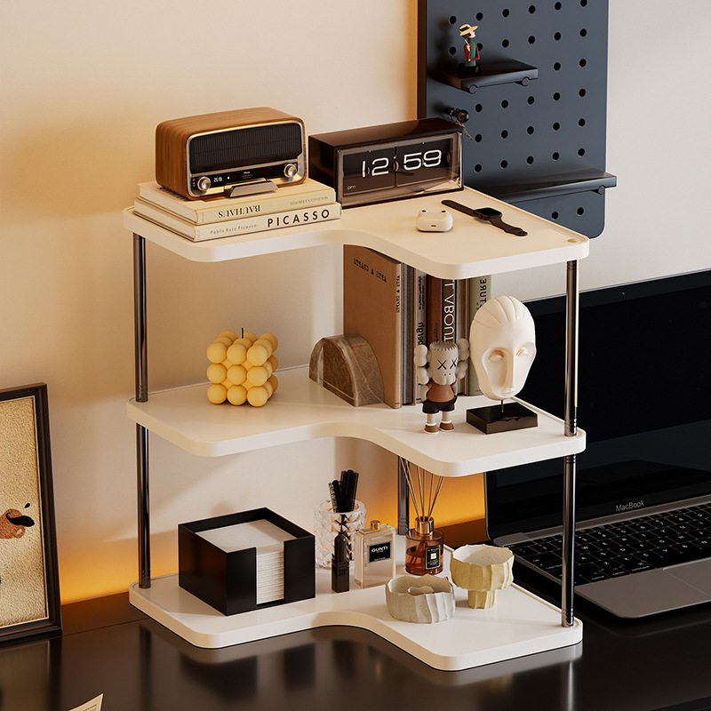 入户门口玄关置物架高级感多层钥匙手表收纳装饰摆件桌面首饰托盘