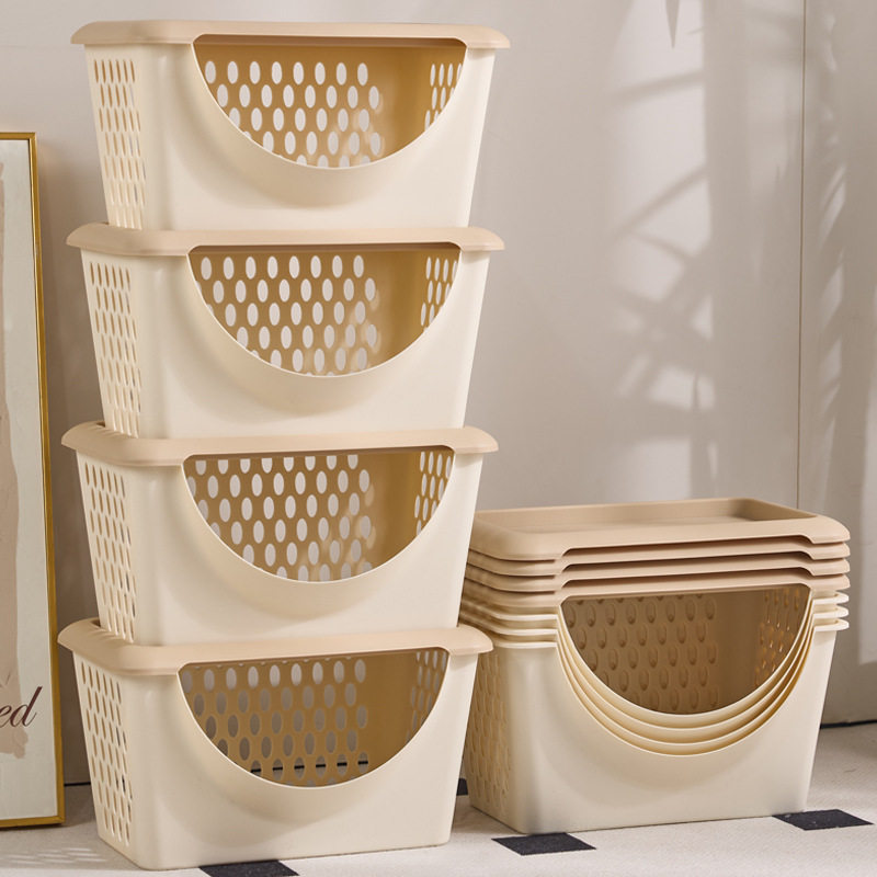 家用杂物篮子收纳筐零食玩具收纳箱塑料置物架宿舍厨房桌面收纳盒,收纳整理,收纳筐,淘宝优惠券,粉丝福利购,淘宝优惠卷