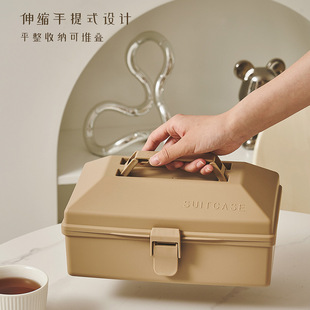 手提收纳盒册子小本子大容量收纳箱小物件杂物置物盒小玩偶整理盒