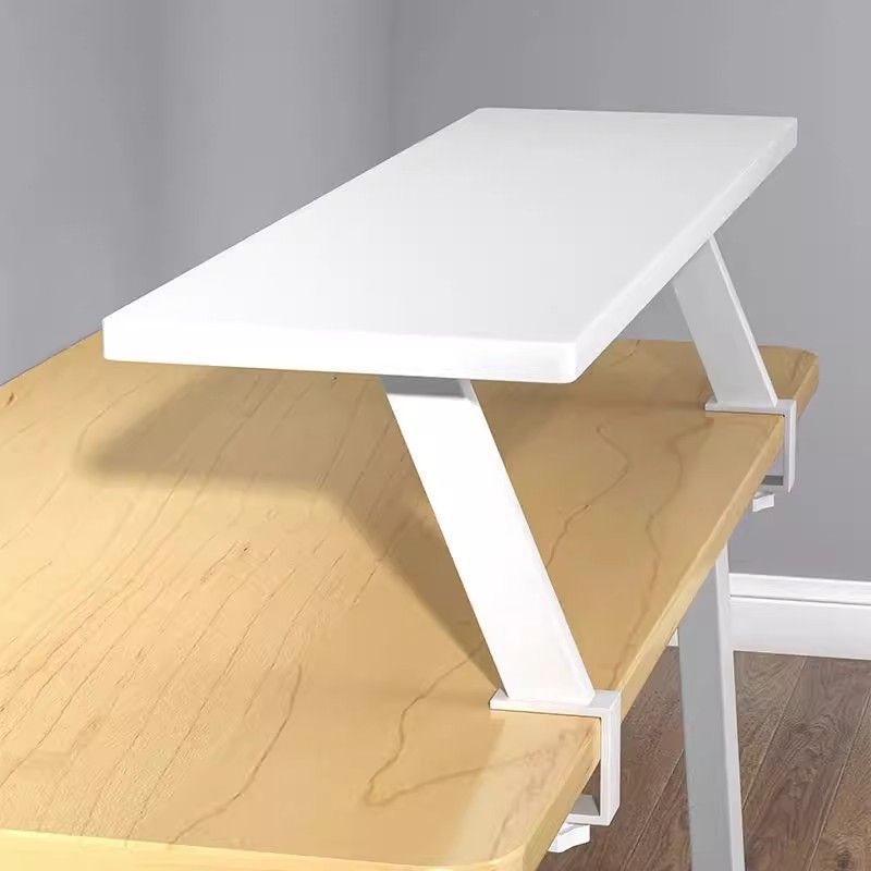 电脑学习桌书架桌面改造神器书桌收纳置物架加高增高分层桌上架子