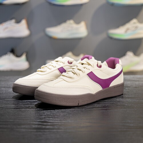 李宁系带女子板鞋低帮滑板专业鞋