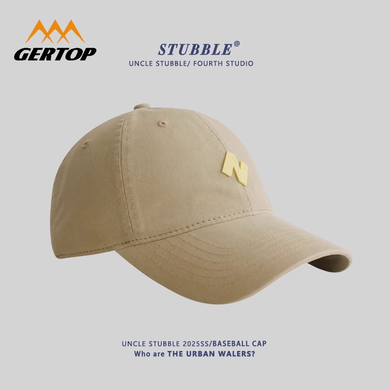 原创设计棒球帽2025新款韩系软顶鸭舌帽男女百搭显脸小遮阳帽子潮