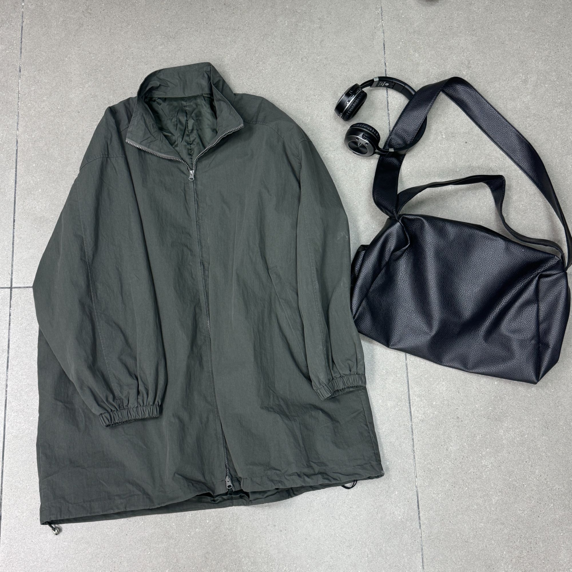 【小惜亦】秋季新款宽松大版个性潮流百搭We家长款外套