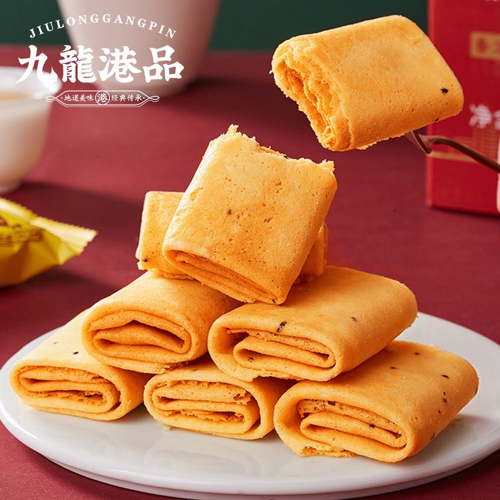 九龙港品香港特产600g凤凰卷蛋卷酥饼休闲解馋零食点心小吃