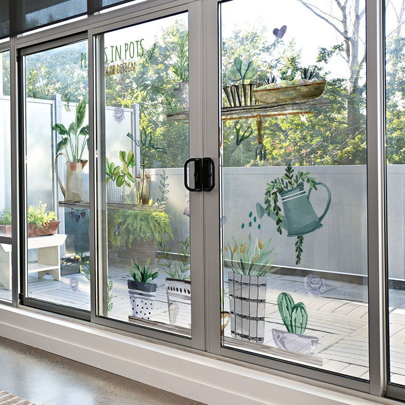 3d立体创意个性窗户玻璃推拉门贴纸装饰厨房窗花贴卧室墙贴画自粘图片