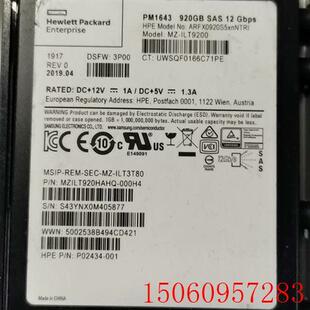 3PAR 920GB HPE SSD 硬盘议价 Primera 可维修：议价