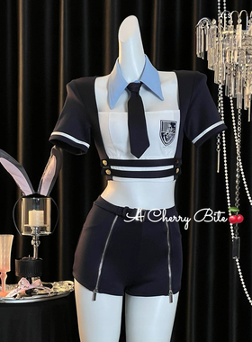 【绒耳契约】性感纯欲兔子警兔女郎拉链制服cos角色扮演夜店gogo