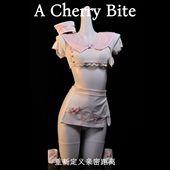 qqny 甜美护士cos制服女仆绑带心跳性感内衣套装 心跳诊疗室