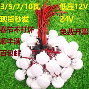 高亮灯笼泡led带螺杆羊皮灯笼灯笼低压12伏24伏一体灯泡户外防雨