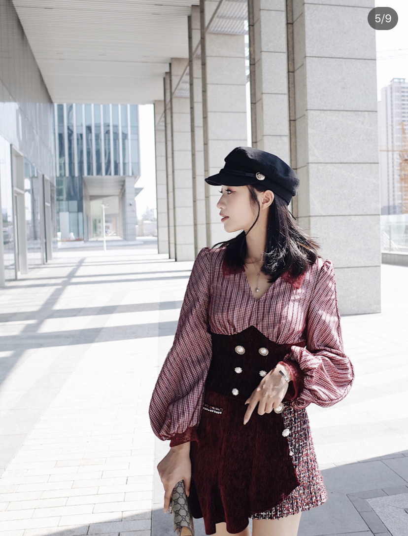 蒂娜 玛克茜妮菲2020春上衣 MC8910538123TP0裙裤MC8911760123PA0|msdalam kategori Butik wanita / wanita, shirt - dari Buy2taobao.com untuk memberikan perkhidmatan ejen Taobao profesional membeli