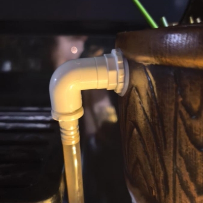 陶罐流水罐子鱼缸盒子软管宝塔头进水管上水管弯头抽水管过滤接头